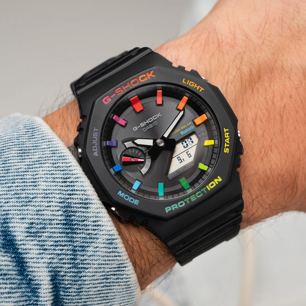 G-Shock CasiOak Black Rainbow - Image 3