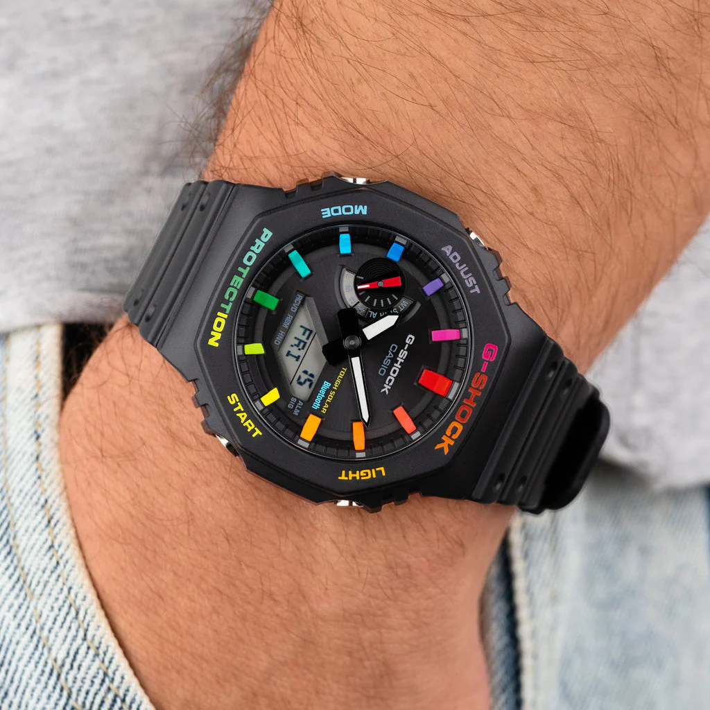 G-Shock CasiOak Black Rainbow - Image 4