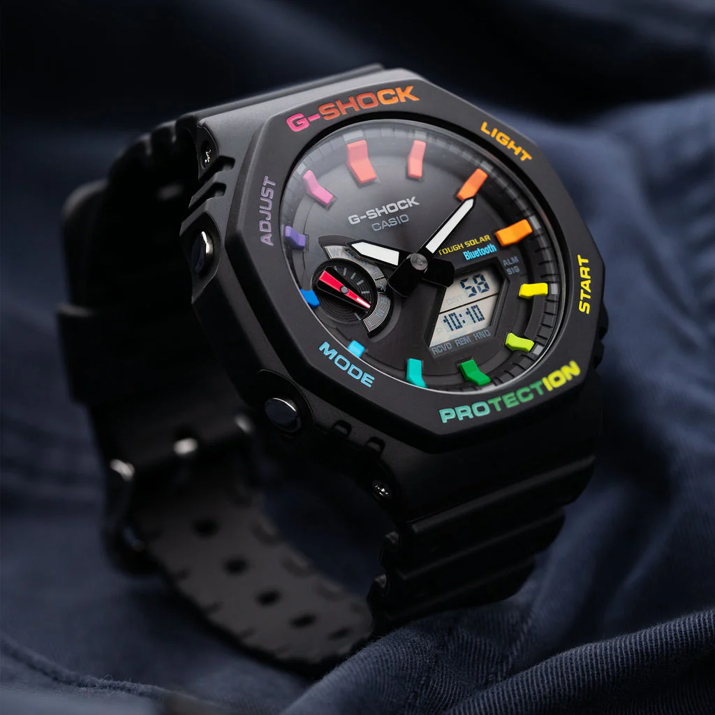 G-Shock CasiOak Black Rainbow - Image 5