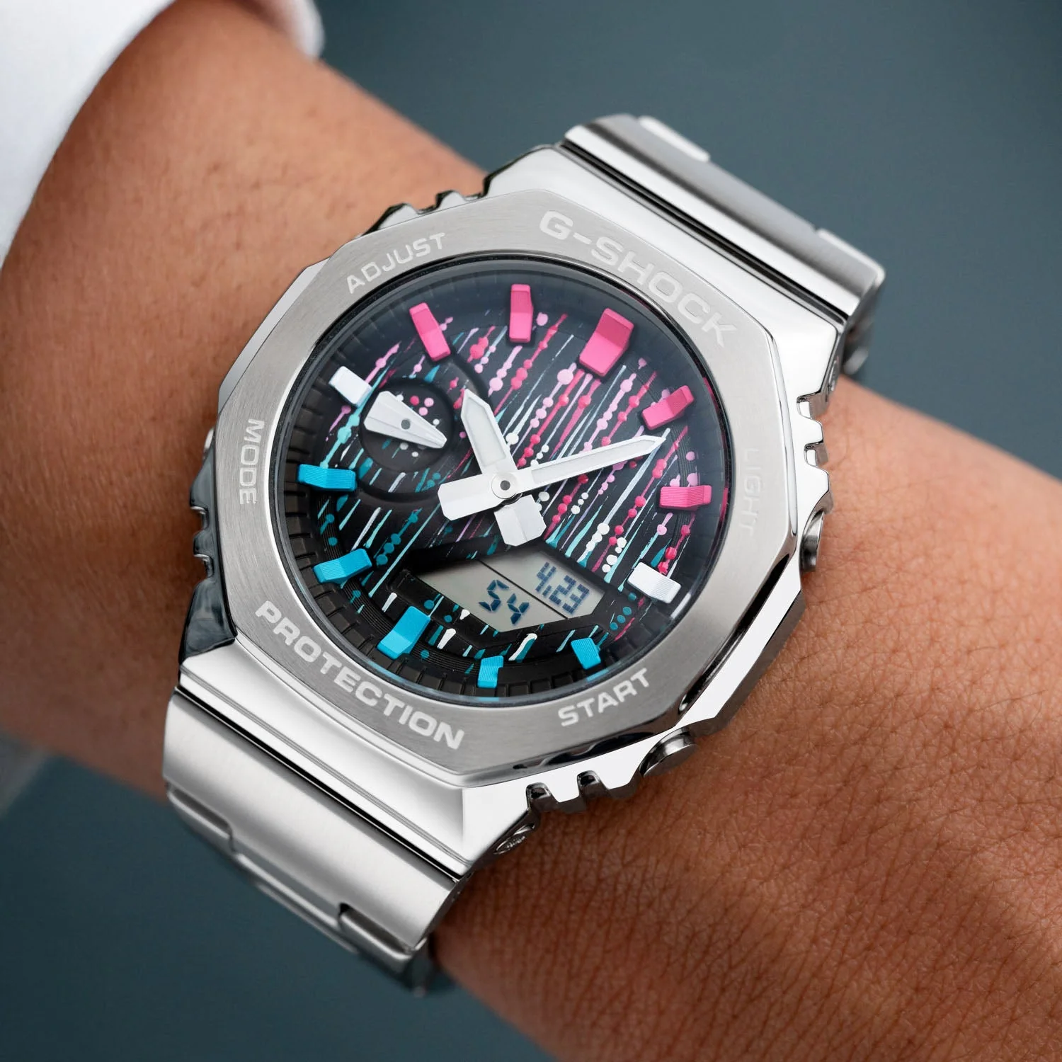 G-Shock CasiOak Blue Flamingo - Image 2