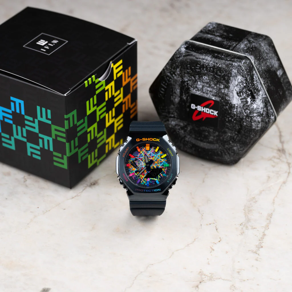G-Shock CasiOak Blue Freak Rainbow - Image 4