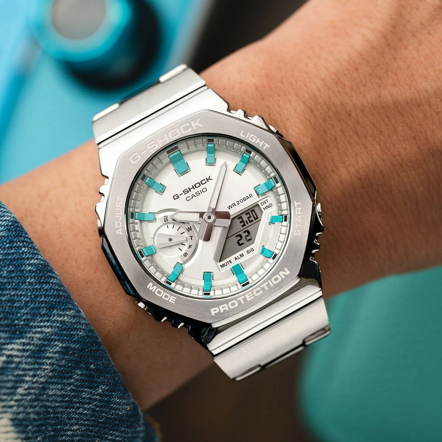 G-Shock CasiOak Full Metal Tiffany - Image 4