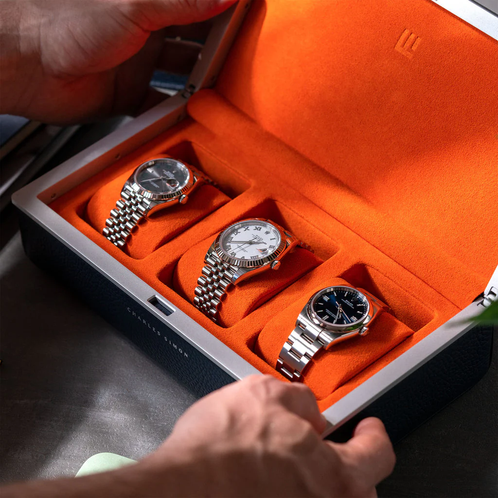 Marine Tangerine Eaton Watch Case - Image 2