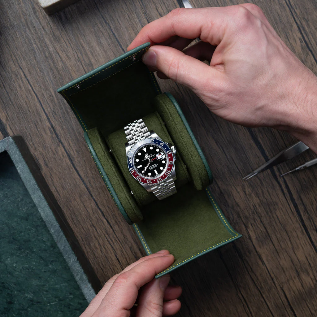 Olive Watch Roll – One Watch - Image 5
