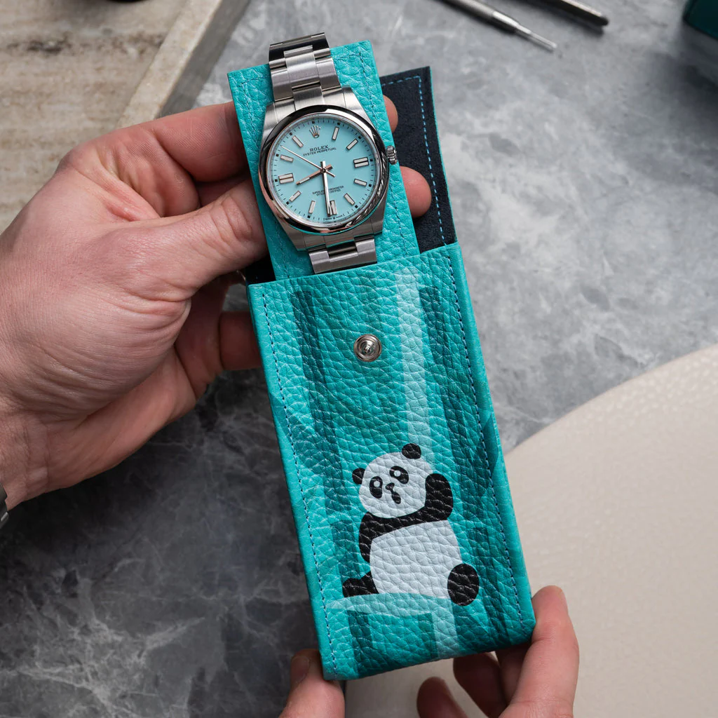 Teal Panda Watch Pouch - Image 6