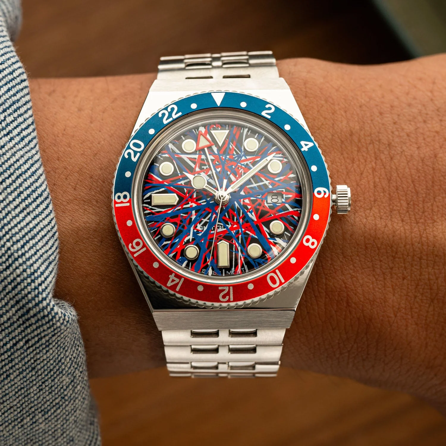 Timex Q GMT Crimson Tide - Image 4