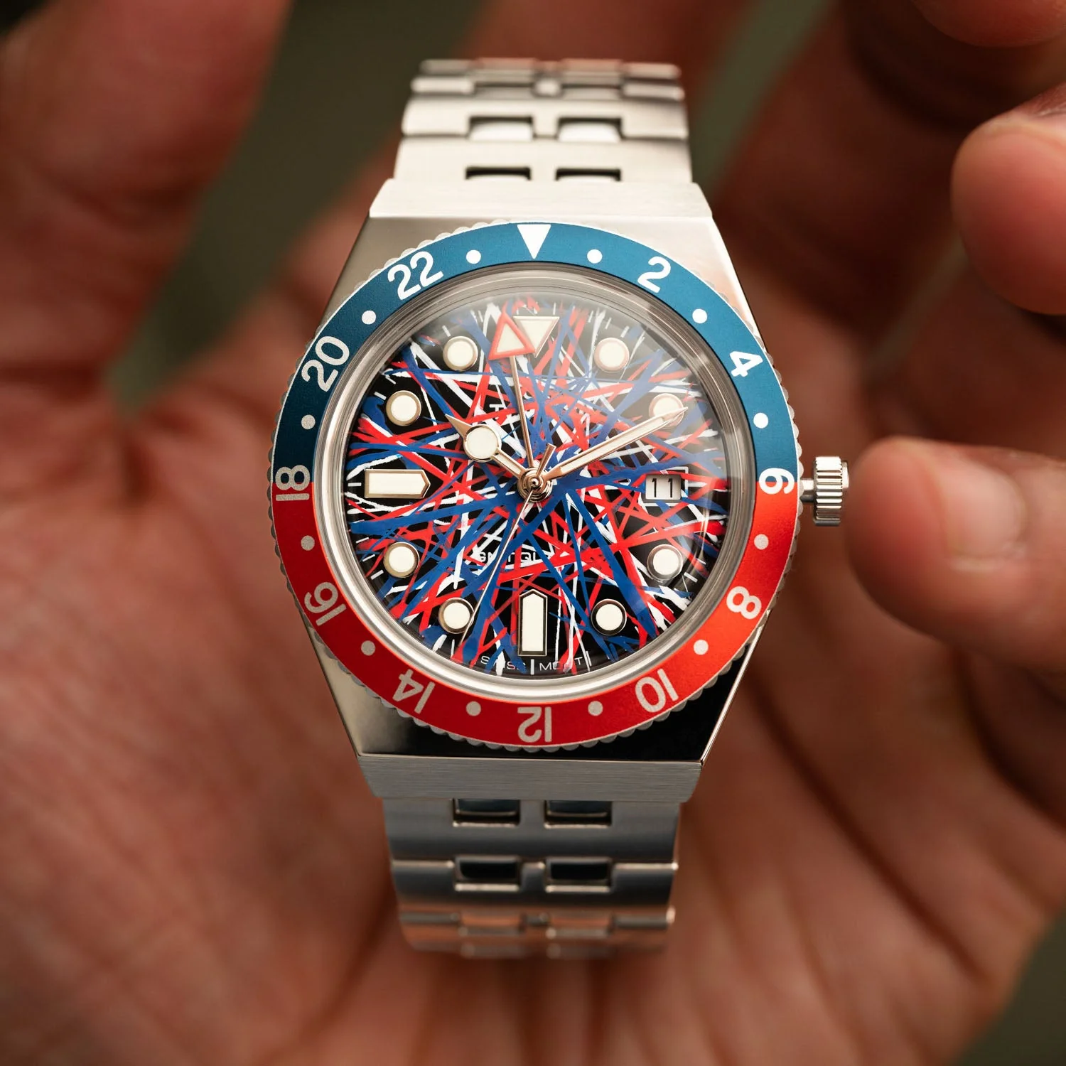 Timex Q GMT Crimson Tide - Image 7