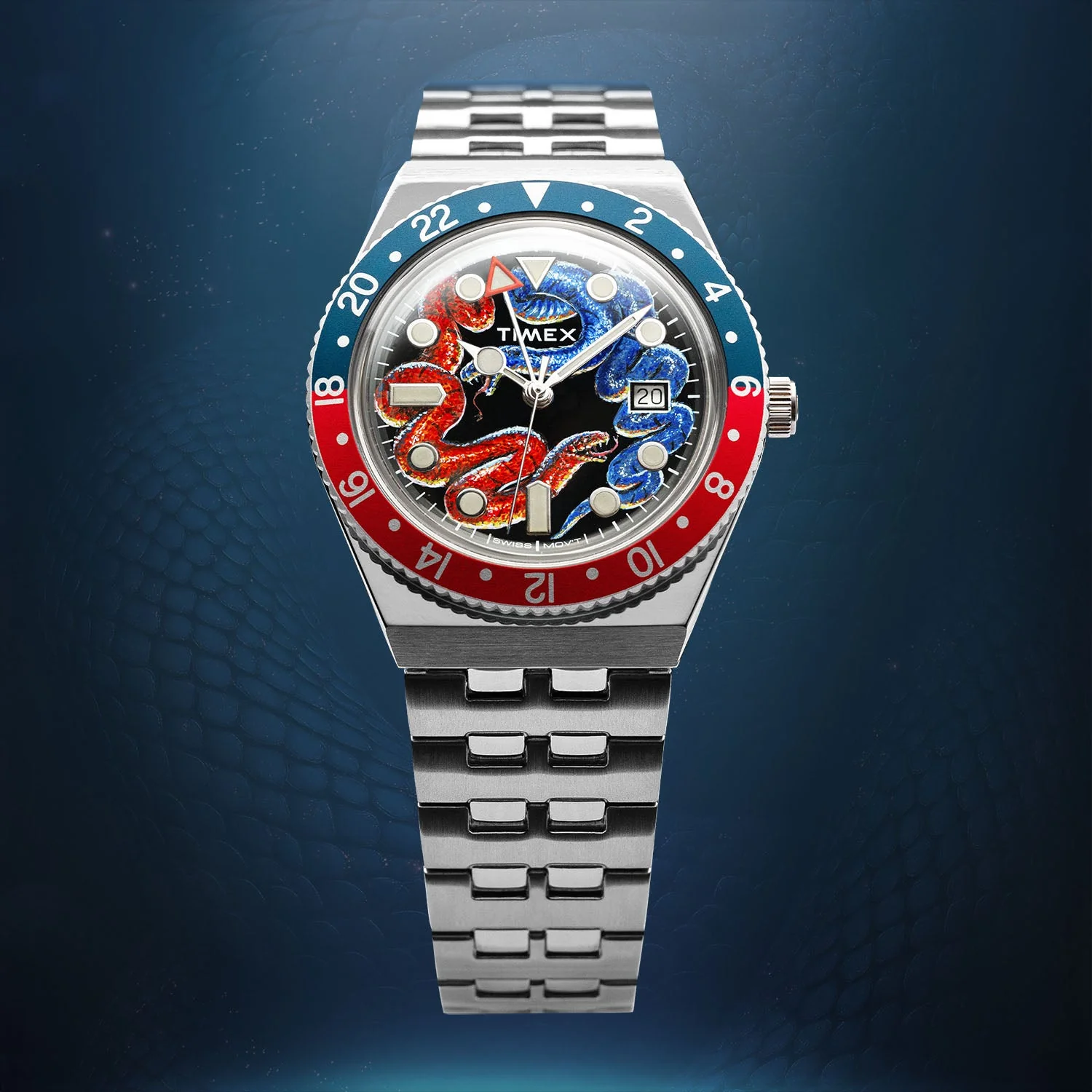 Timex Q GMT Twin Serpents - Image 4