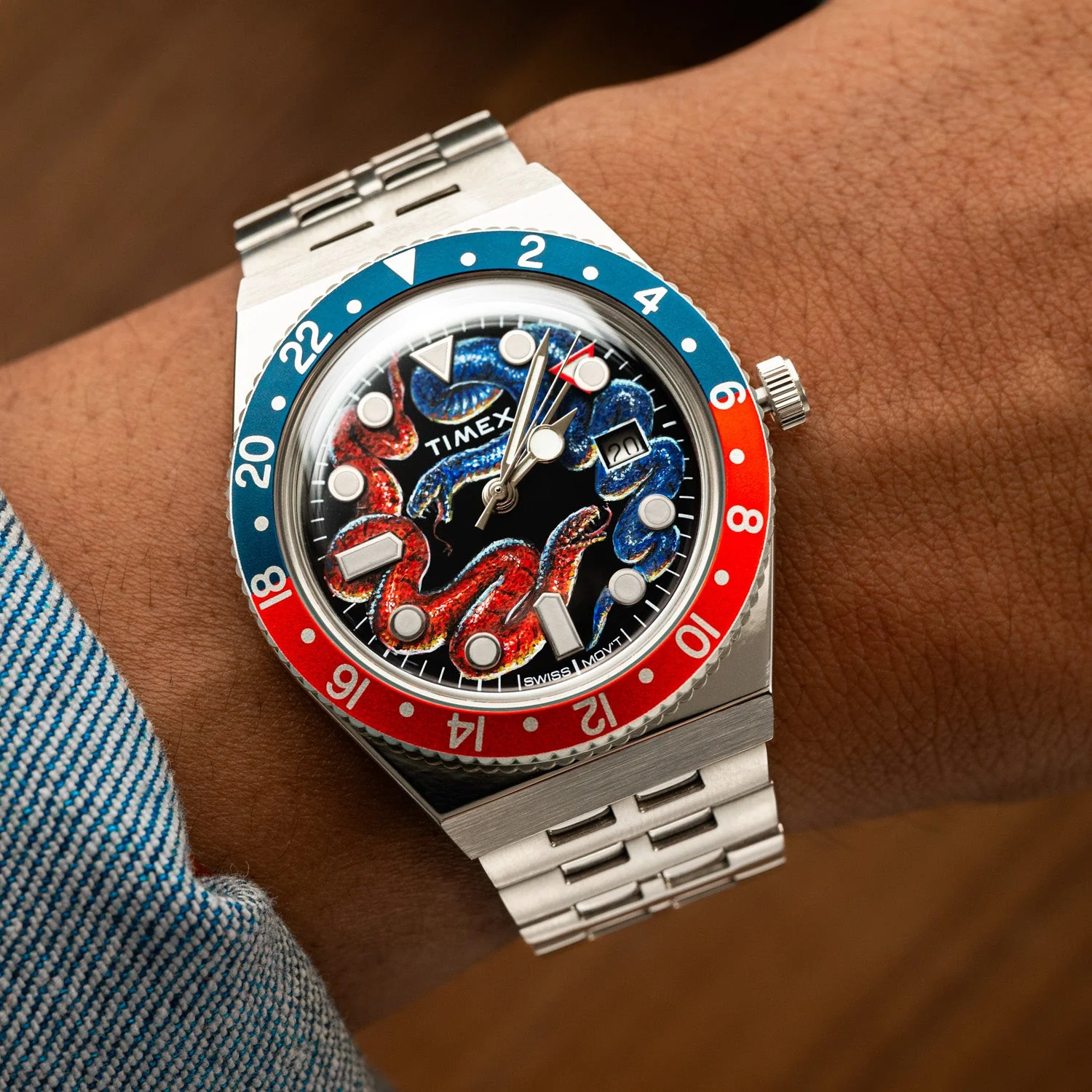 Timex Q GMT Twin Serpents - Image 7